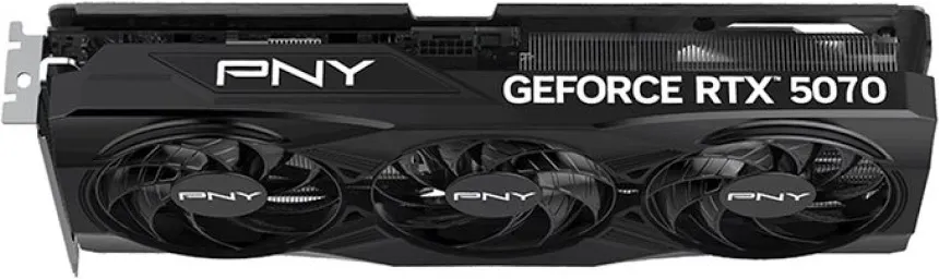 PNY GeForce RTX 5070 Overclockée Triple Ventilateur 12 Go GDDR7 Reflex 2 RTX image 2
