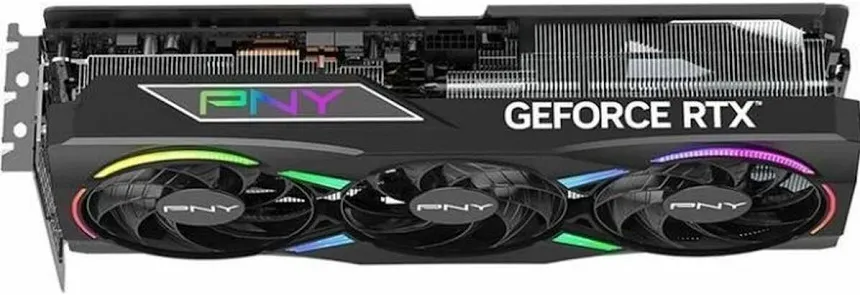 PNY GeForce RTX 5070 Ti ARGB Overclockée Triple Ventilateur 16 Go GDDR7 Reflex 2 RTX image 1