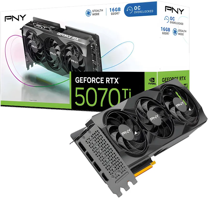 PNY GeForce RTX 5070 Ti OC image 1