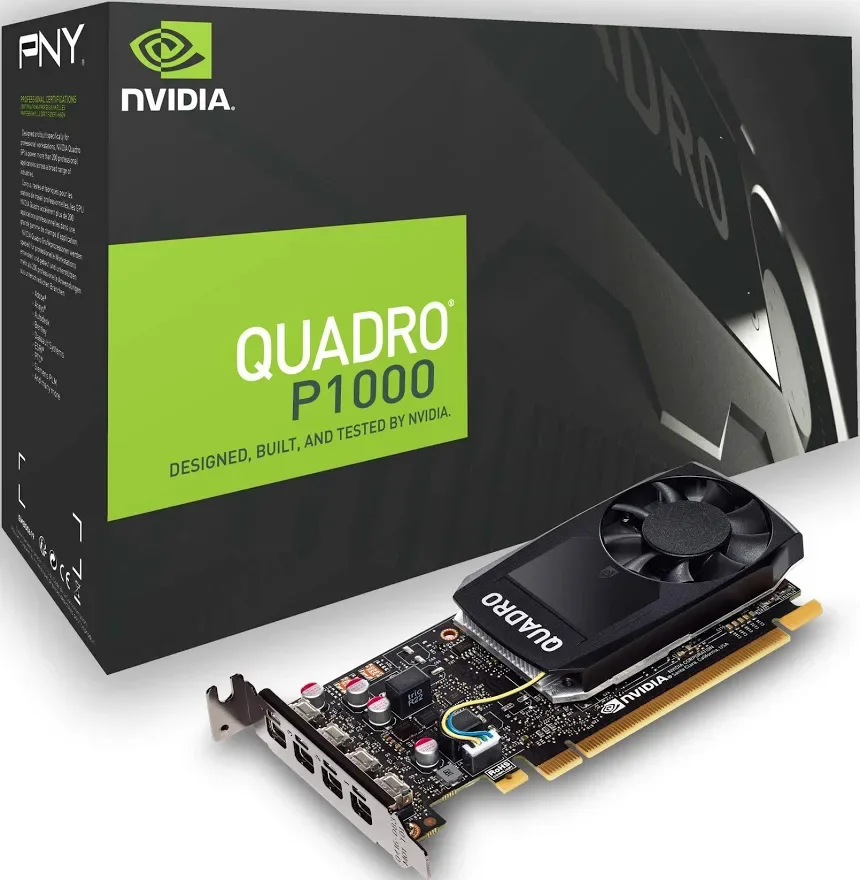 PNY Quadro P1000 DVI 4 Go GDDR5