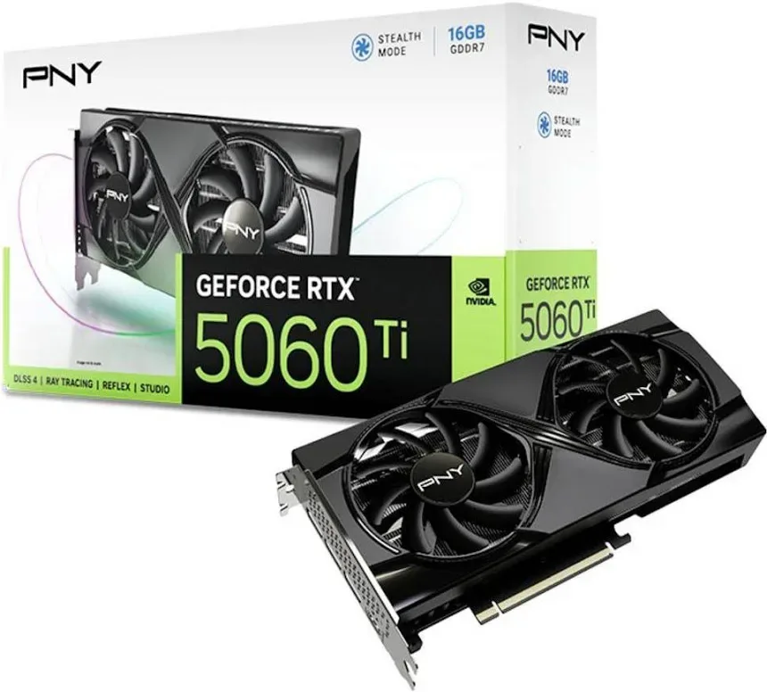 PNY RTX 5060Ti 16Go Dual Fan image 1