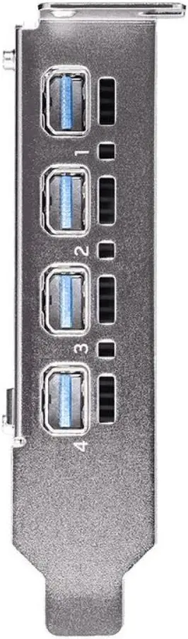 PNY RTX A400 4GB GDDR6 Low Profile PCIe x8 pour gaming et multimédia image 1