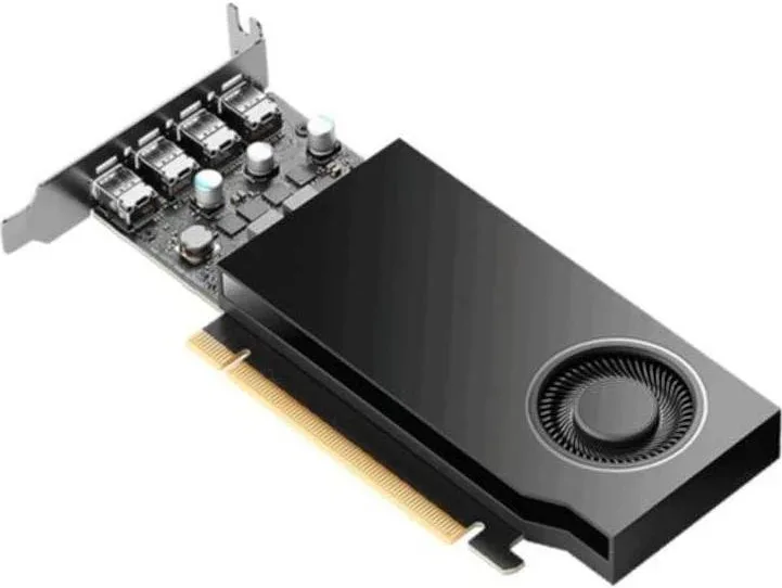 PNY RTX A400 4GB GDDR6 Low Profile PCIe x8 pour gaming et multimédia image 3