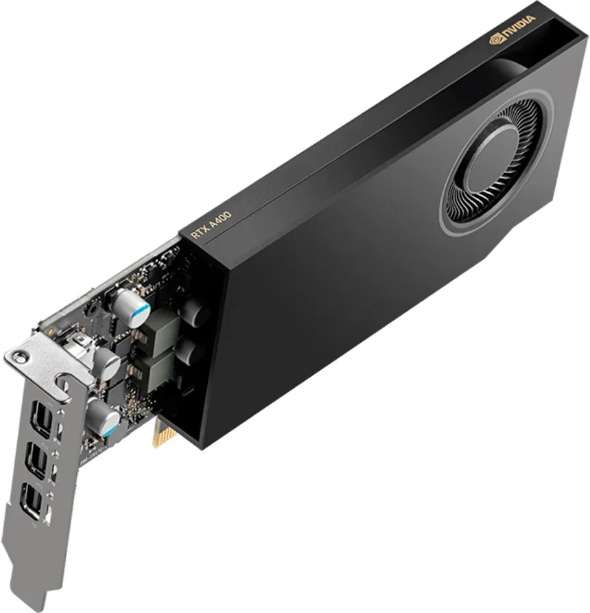 PNY VCNRTXA400-SB RTX A400 4GB GDDR6 PCI Express x8 4.0 image 2