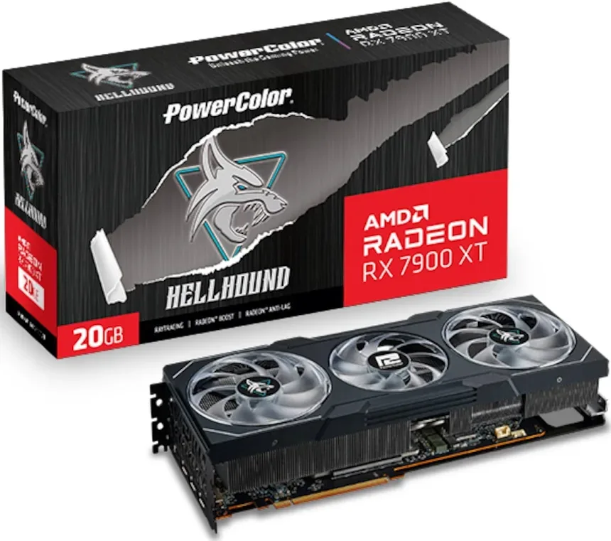 Powercolor AMD Radeon RX 7900 XT 20G-L/OC 20 Go GDDR6 image 3