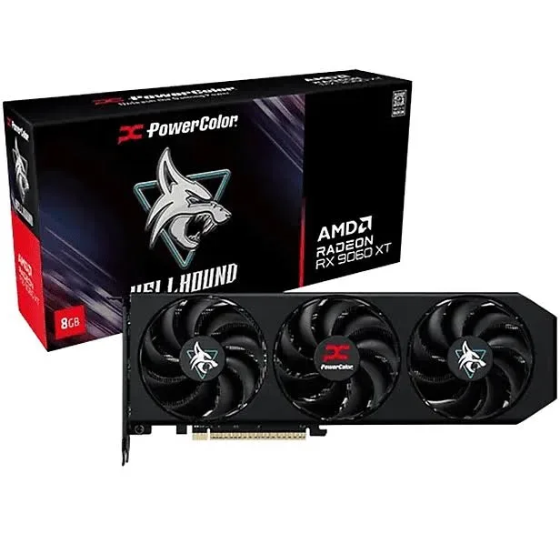 Powercolor AMD Radeon RX 9060 XT OC 8 Go GDDR6 FSR 4