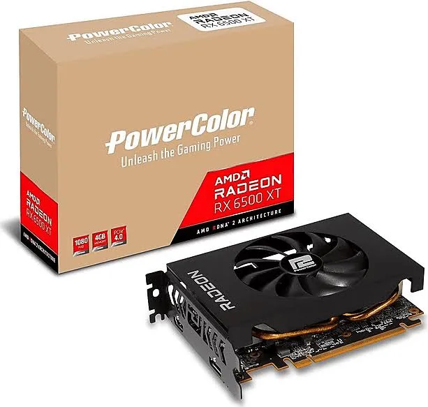Powercolor ITX AMD Radeon RX 6500 XT 4 Go GDDR6
