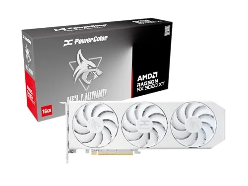 Carte graphique Powercolor Radeon RX 9060 XT Spectral White 16G