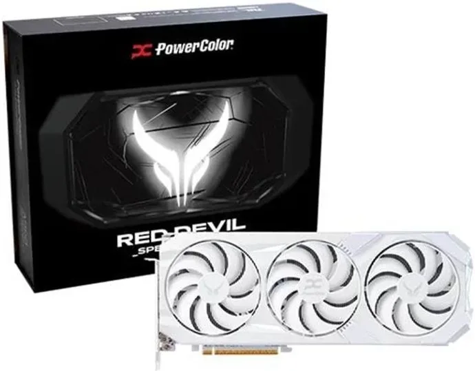 Powercolor Radeon RX 9070 XT Red Devil 16GB OC WHITE image 1