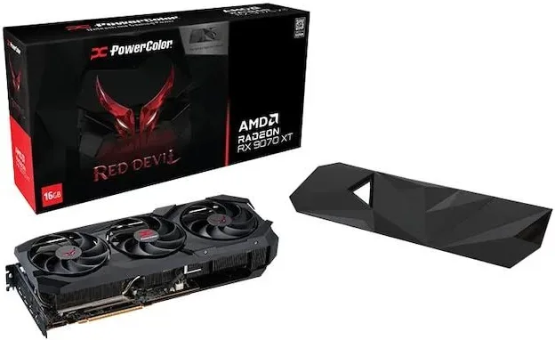Powercolor Red Devil Radeon RX 9070 XT 16GB GDDR6 Backplate Special Edition