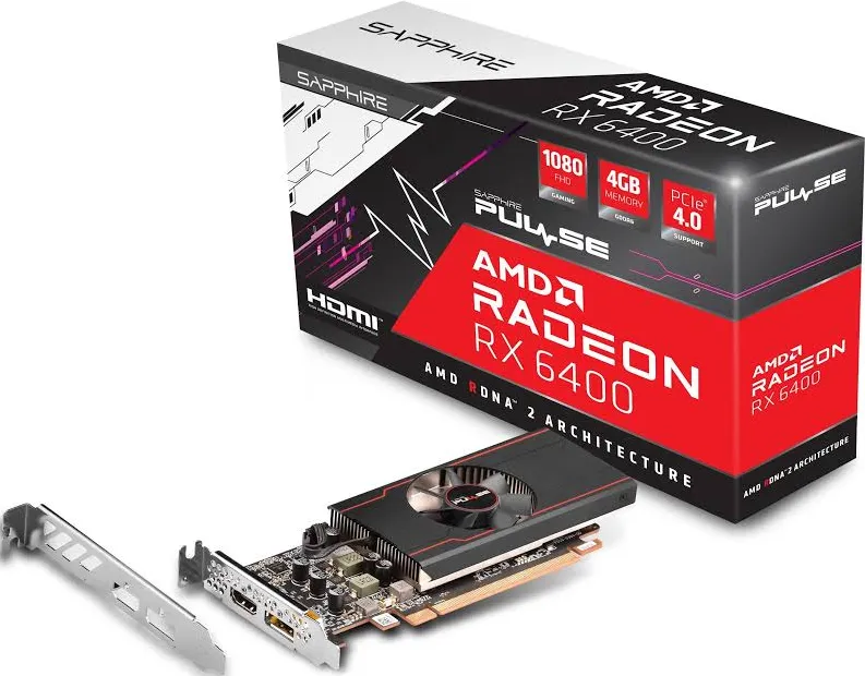 Sapphire AMD Radeon RX 6400 Gaming 4 Go GDDR6 Pulse image 4