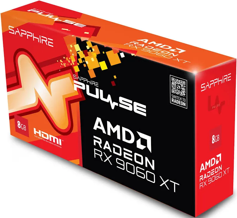 Sapphire Pulse Radeon RX 9060 XT GAMING OC 8GB image 1