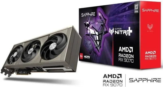 Sapphire Radeon RX 9070 Nitro+ Gaming OC