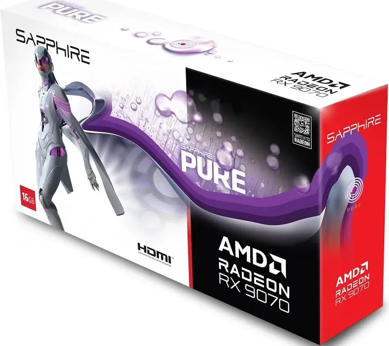 Sapphire Radeon RX 9070 Pure OC image 1