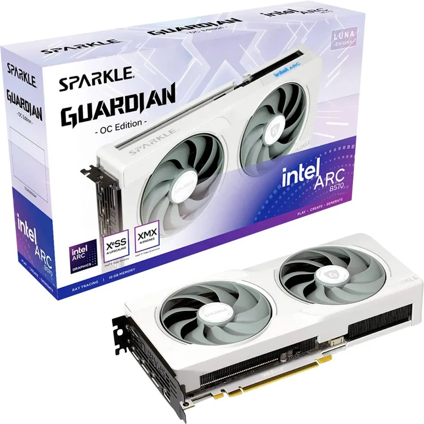 Sparkle Intel Arc B570 Guardian Luna OC 10 Go GDDR6 TORN 2.0 Ray Tracing image 4