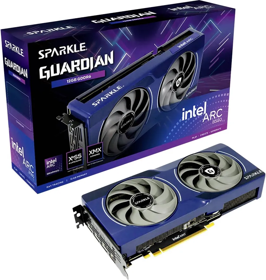 Sparkle Intel Arc B580 12GB GDDR6 Trazado de Rayos 8K image 1