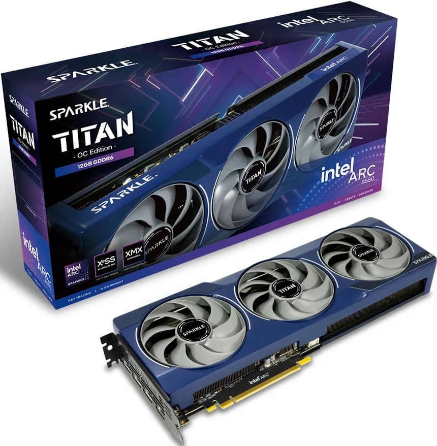 Sparkle Intel Arc B580 Titan OC Edition 12 Go GDDR6 image 1