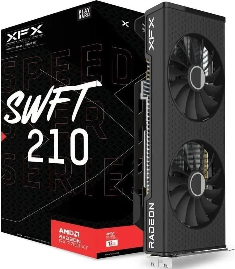 XFX de jeu SPEEDSTER SWFT210 RADEON RX 7700XT avec 12 Go GDDR6 HDMI 3xDP AMD RDNA™ 3 image 3
