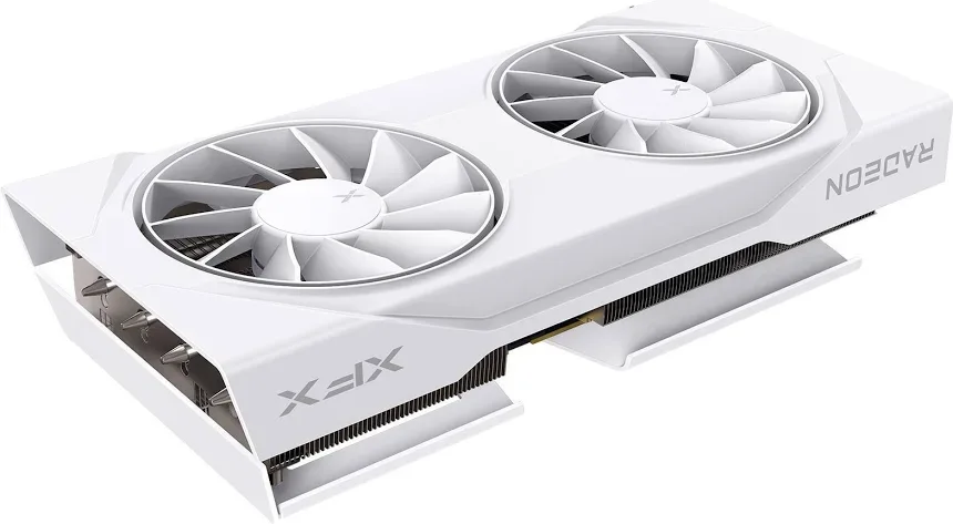 XFX Radeon RX 9060 XT SWIFT OC 8GB GDDR6 White PCIe 5.0 image 1