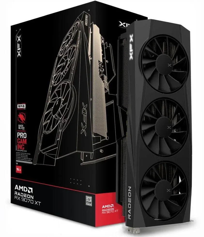 XFX Radeon RX 9070 XT Quicksilver  image 3
