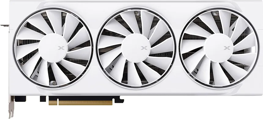 XFX SWIFT AMD Radeon RX 9070 OC Triple ventilateur 16 Go GDDR6 FSR 4 Blanc image 2