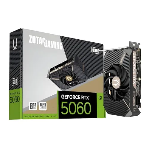 Carte graphique Zotac GAMING GeForce RTX 5060 SOLO 8 Go GDDR7 Reflex 2 RTX