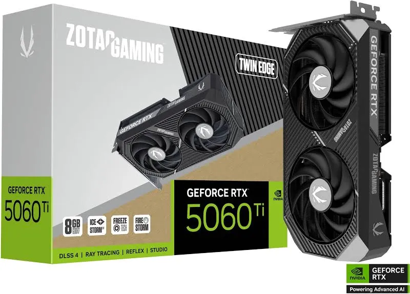Zotac GAMING GeForce RTX 5060 Ti Twin Edge 8 Go GDDR7 Reflex 2 RTX  image 2