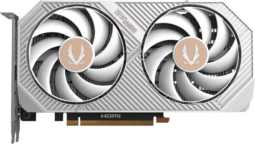 Zotac GeForce RTX 5060 Twin Edge OC White Edition 8GB GDDR7 Reflex 2 RTX image 2