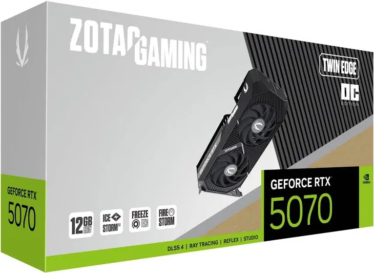 Zotac GeForce RTX 5070 Twin Edge OC image 1