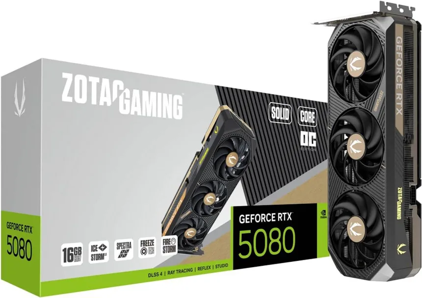 Zotac GeForce RTX 5080 SOLID CORE OC  image 3