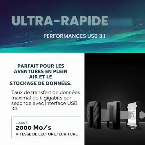 ADATA HD710 Pro 1 To - vue 4