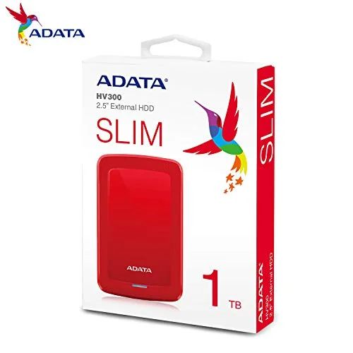 ADATA HV300 1 To Rouge - vue 6