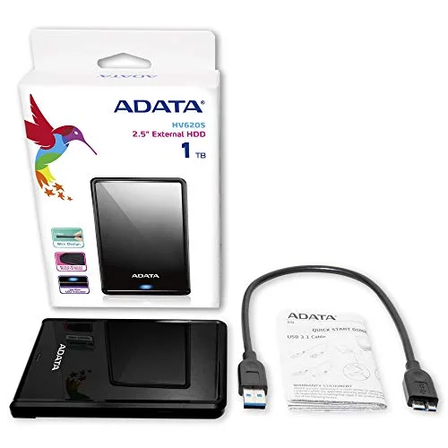 ADATA HV620S 1 To Noir - vue 9