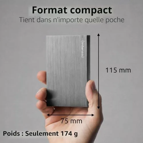 Carte Mémoire Intenso 2 To USB 3.0 Anthracite - vue 7