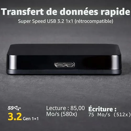 Disque Dur Externe Intenso Memory Play 2To - vue 5
