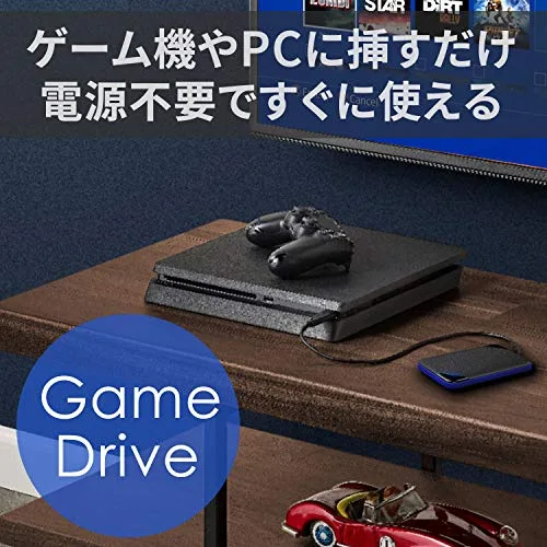 Disque dur externe - SILICON POWER - A62 Game Drive - 2 To - USB 3.2 - Bleu - vue 2