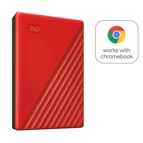 Disque dur Western Digital Disque Dur Externe WD My Passport 2 To Rouge