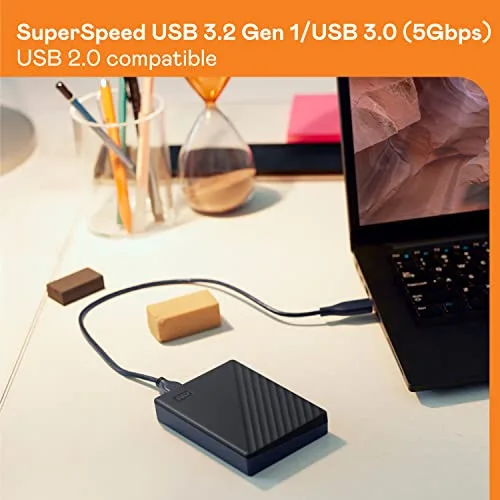 Disque dur externe WD My Passport 6 To - vue 5