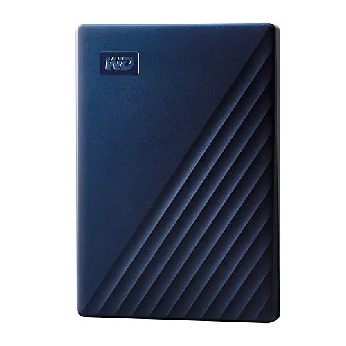 Disque dur Externe WD My Passport for Mac 2 To Bleu - vue 2