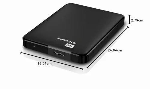 Disque dur externe - WESTERN DIGITAL - WD 1To - USB 3.0 - 25 pouces - Portable Noir - vue 9