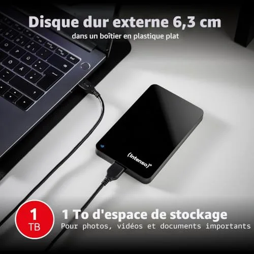 Disque Dur Intenso 6021660 1TB HDD 2.5" USB 3.2 Refurbished - vue 2