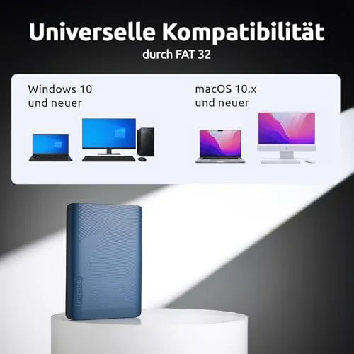 Disque Dur Intenso Memory Safe 2TB Bleu - vue 4