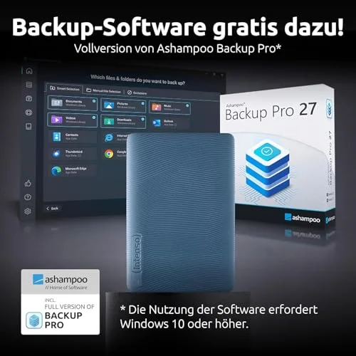 Disque Dur Intenso Memory Safe 2TB Bleu - vue 6