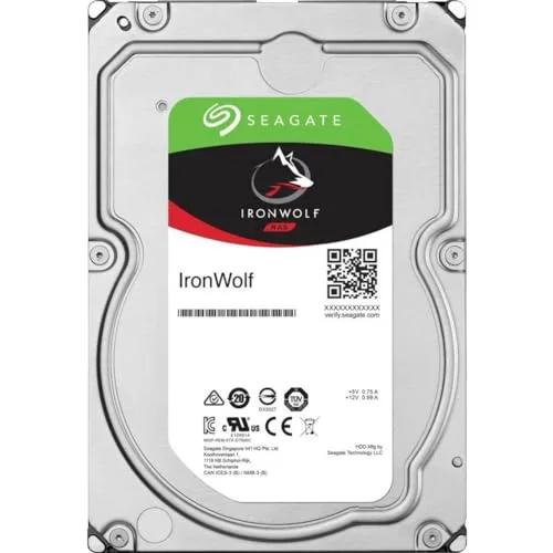Seagate IronWolf 12 To 7200 tr/min SATA 3,5"