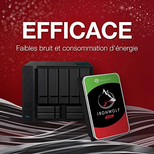 Disque dur interne Seagate IronWolf Pro 16 To - SATA 6Gb/s - 7200 Tours/min - 256 Mo - pour NAS 512e - vue 7