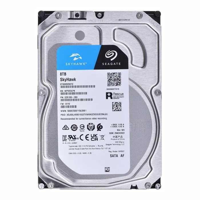 Seagate SkyHawk 8 To SATA III 3,5" 256 Mo