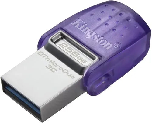 Kingston DataTraveler microDuo 3C 256 Go USB-A/C