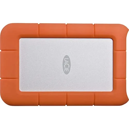 Disque Dur LaCie Rugged Mini 4 To Orange - vue 2