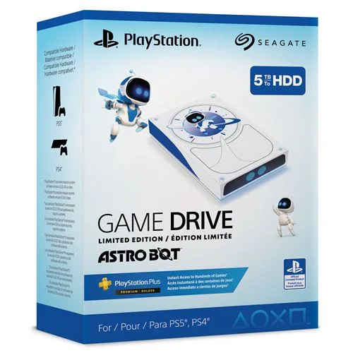 Disque dur Seagate 5 To Astro Bot Edition limitée
