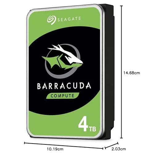 Disque dur Seagate BarraCuda 4 To - vue 5